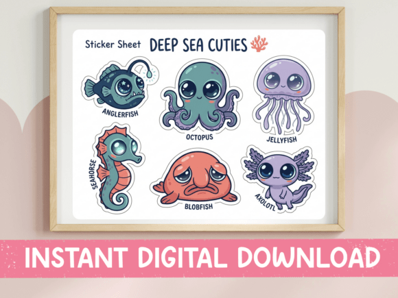 Deep Sea Cuties SVG PNG for T-Shirt Designs
